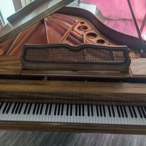 Used Kimball Viennese Art Case Grand Walnut Satin